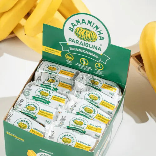 Paraibuna Bananinha Caixa com 40 unidades