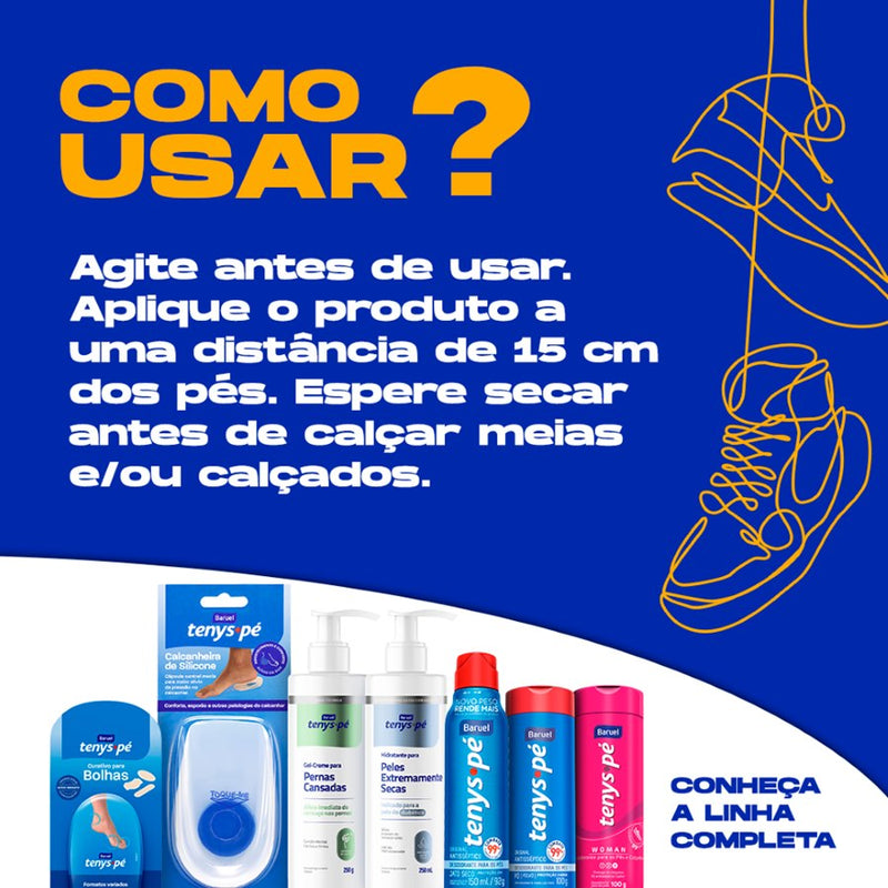 Baruel Tenys Pe Deodorant Aerosol 110g/150ml