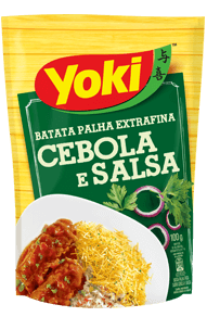 Yoki Batata Palha Extra Fina Cebola e Salsa 100g - Extra Thin Shoestring Potato