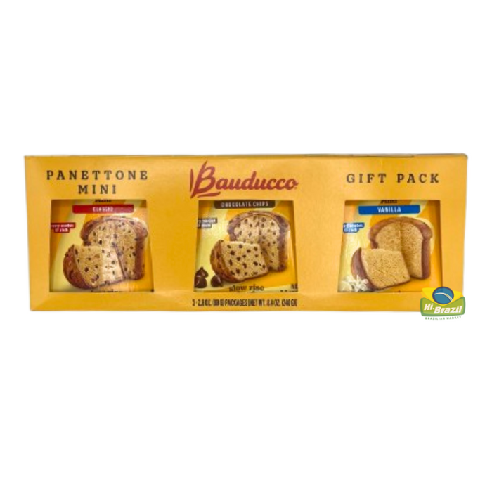 Bauducco 3 Mini Panetones 80g cada