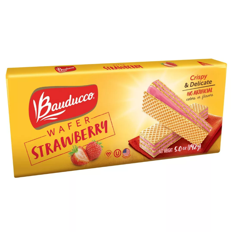 Bauducco Wafer Morango 140g