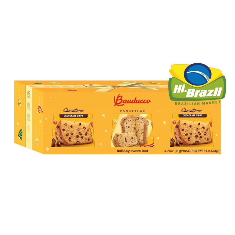 Bauducco 3 Mini Panettones 80g cada
