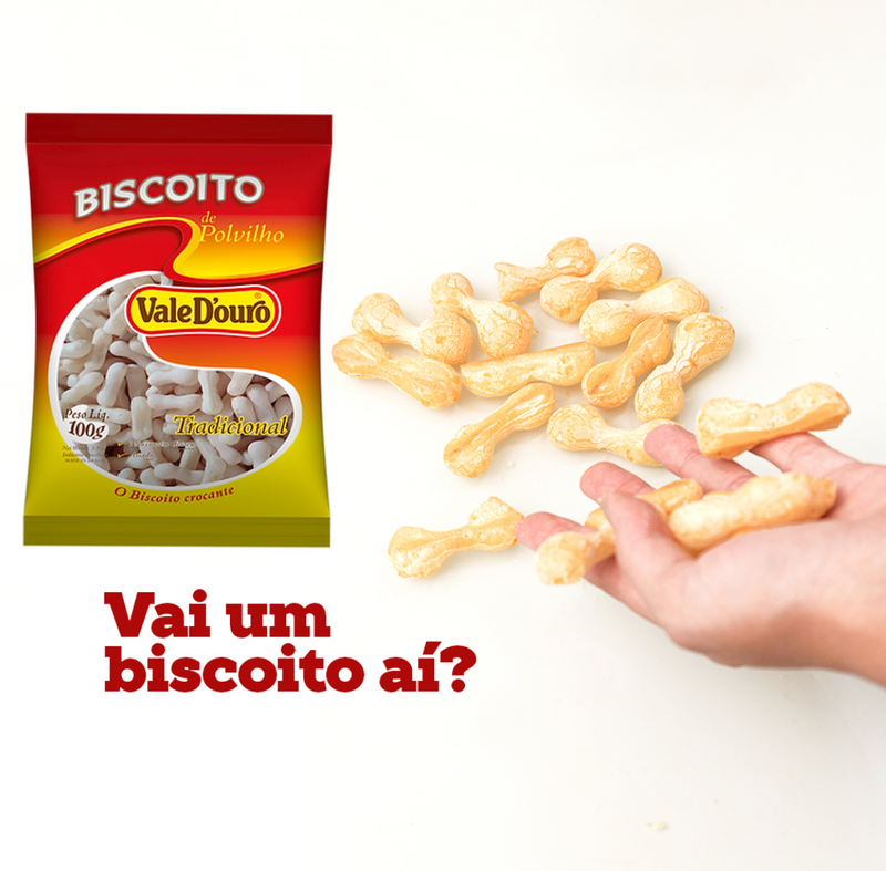 Vale D'Ouro Biscoito de Polvilho Salgado 100g