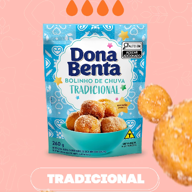 Dona Benta Mistura para Bolinho de Chuva 260g