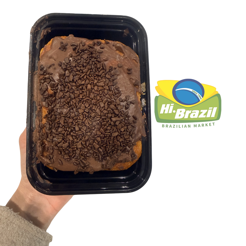 O Rei da Pamonha Bolo de Cenoura com Cobertura de Chocolate 300g