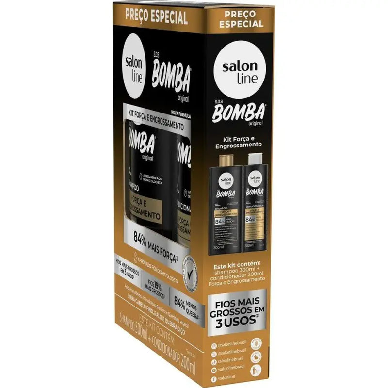 Salon Line Strength and Thickening Shampoo and Conditioner Kit