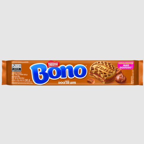 Nestle Bono Biscoito recheado sabor Doce de Leite 90g