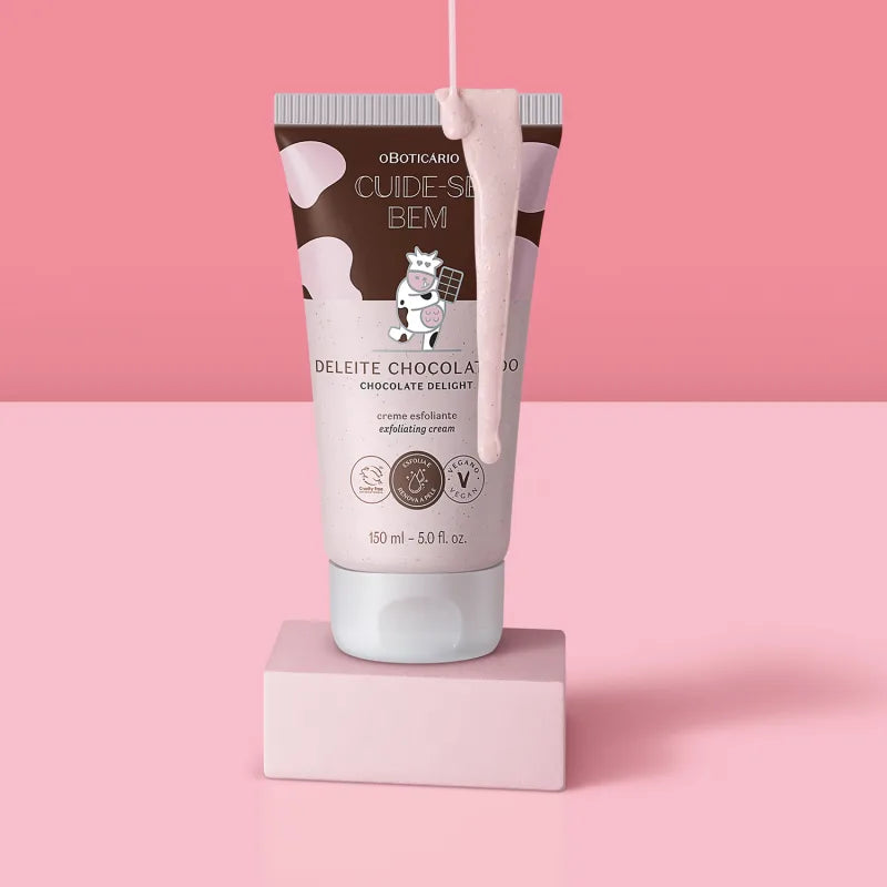 O Boticario Cuide-se Bem Creme Esfoliante Deleite Chocolatudo 150ml
