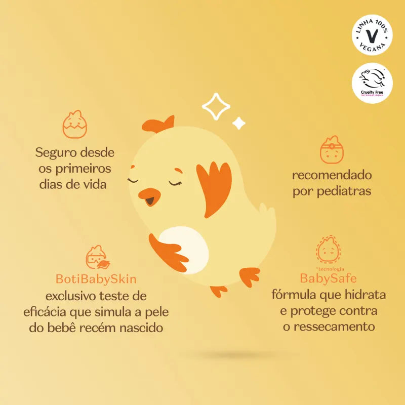 O Boticario Boti Baby Locao Banho e Pos Sol 200ml