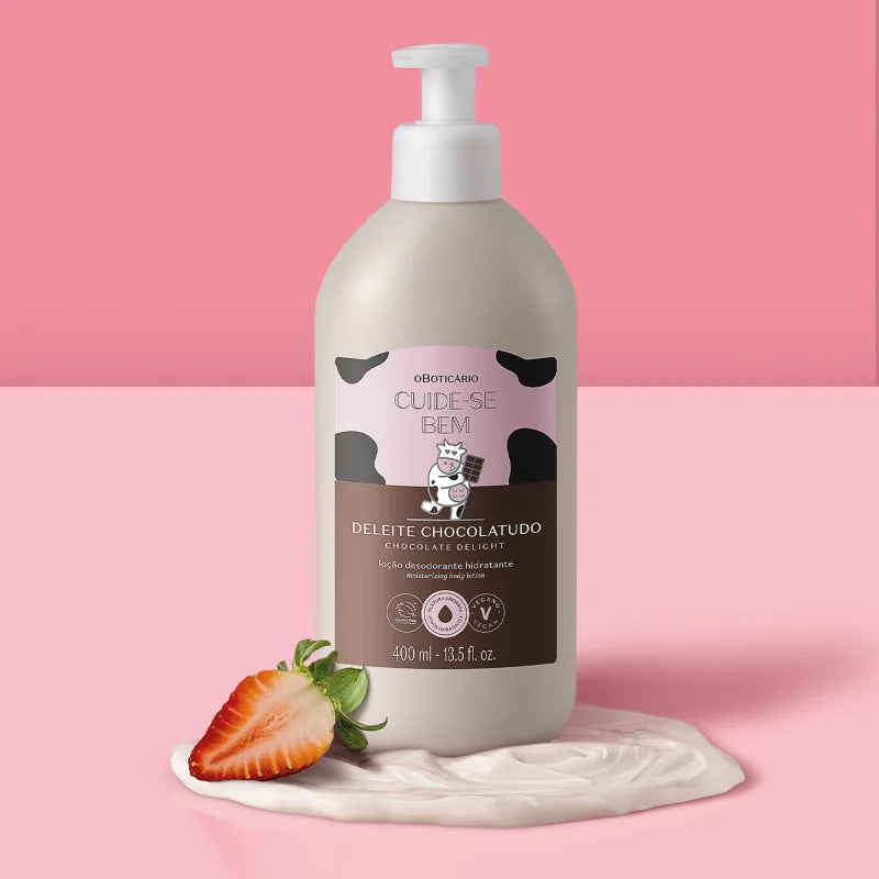 O Boticario Cuide-se Bem Locao Hidratante Deleite Chocolatudo 400ml