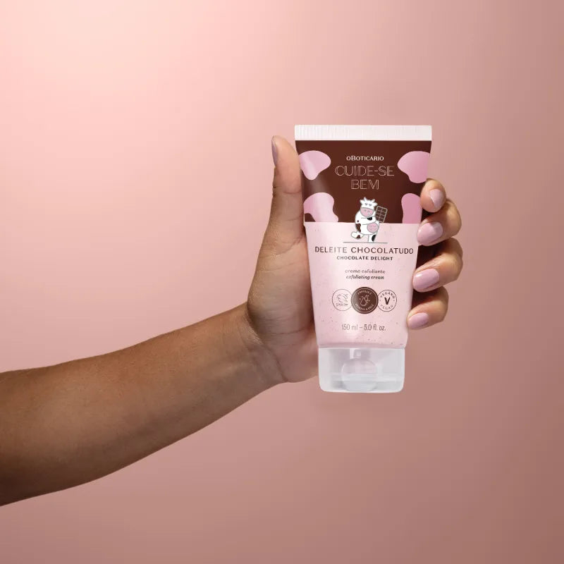 O Boticario Cuide-se Bem Creme Esfoliante Deleite Chocolatudo 150ml