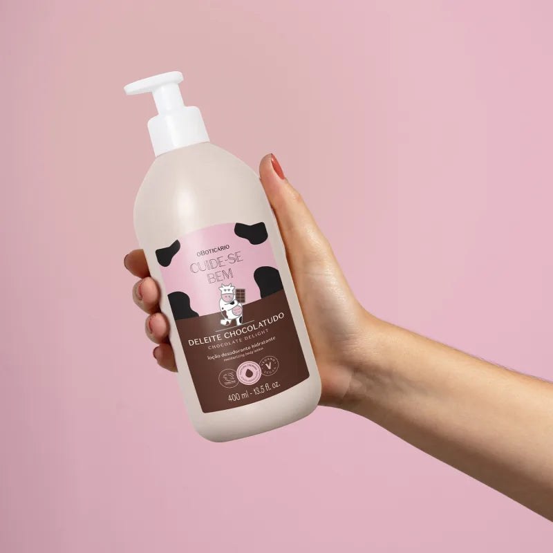 O Boticario Cuide-se Bem Locao Hidratante Deleite Chocolatudo 400ml
