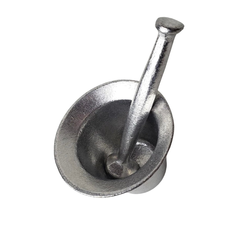 Pilao de aluminio com socador