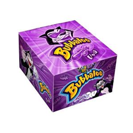 Bubbaloo Chiclete de Bola Uva Caixa