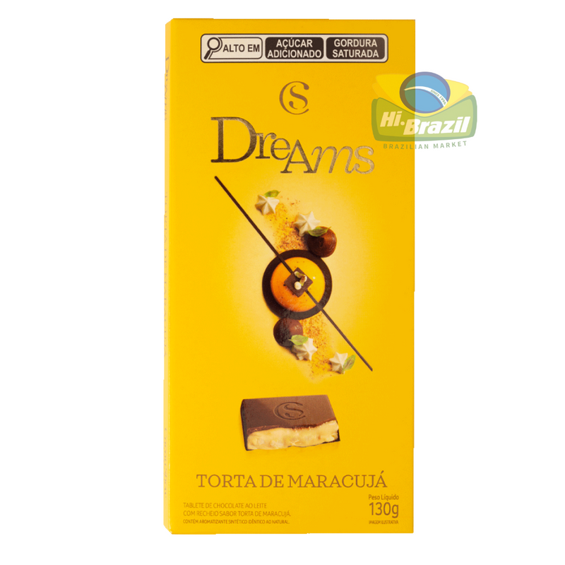 Cacau Show Tablete Dreams Torta de Maracuja 130g