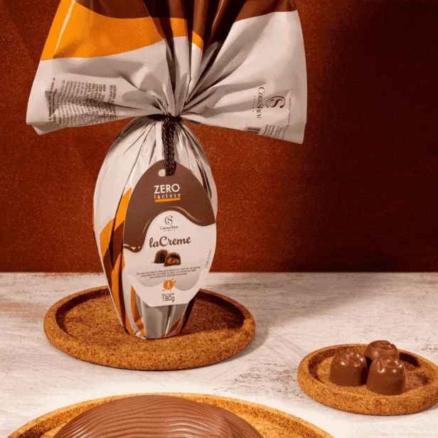 Cacau Show Ovo de PÃƒÂ¡scoa laCreme ao Leite Zero Lactose 180g