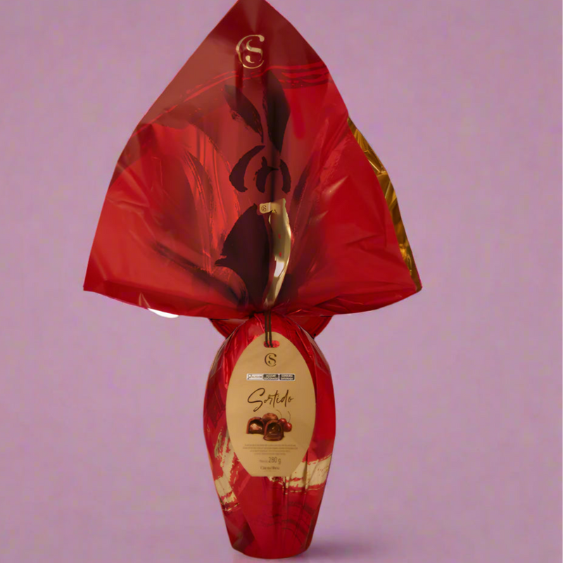 Cacau Show Classic Milk Easter Egg with Chocolates 280g