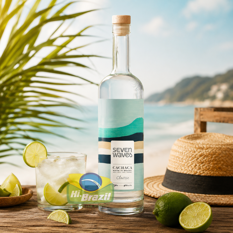Seven Waves Cachaca Classic Silver 750ml