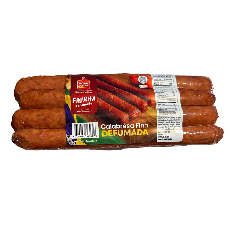 Gold Meat Calabesa Fininha Defumada 397g