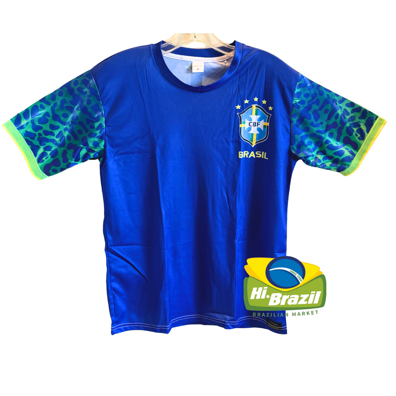 Brasil Camiseta Adulto Azul Casemiro