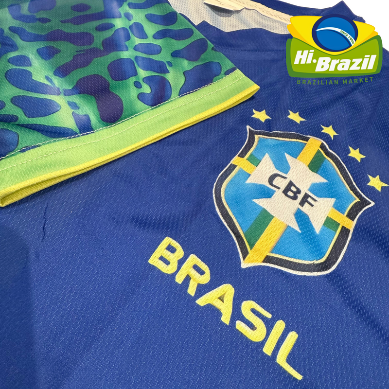 Brasil Camiseta Adulto Azul Casemiro