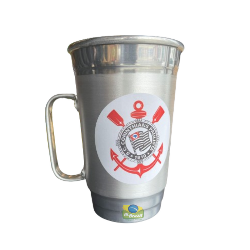 Brushed Mug with Handle and Corinthians Crest