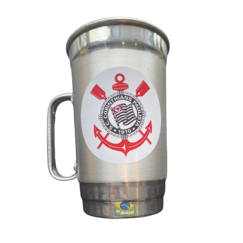 Brushed Mug with Handle and Corinthians Crest