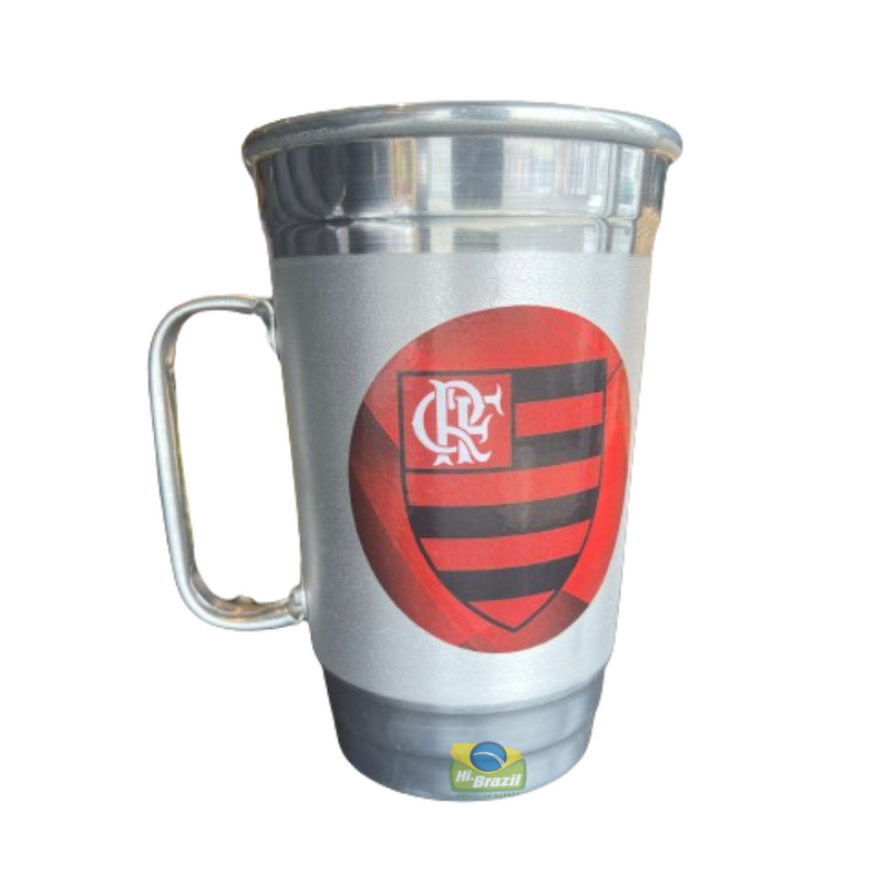 Brushed Mug with Flamengo Crest and Crest