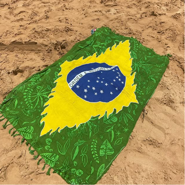 Krakatoa Canga Stylized Brazil Flag