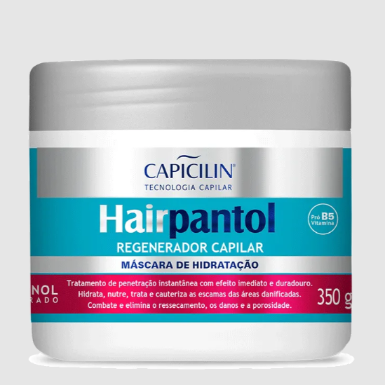 Capicilin Regenerador Capilar HairPantol Mascara de Hidratacao 350g