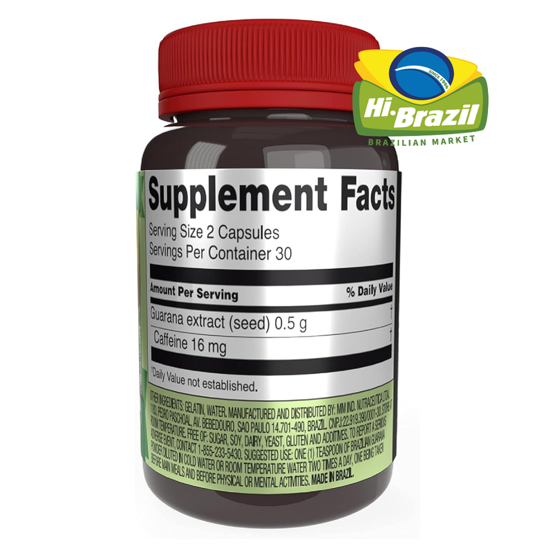 Beelife Capsulas de Guarana 60 capsulas