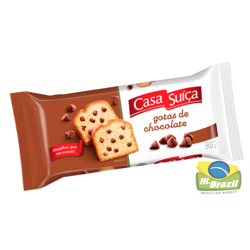 Casa Suica Bolo Gotas de Chocolate 250g