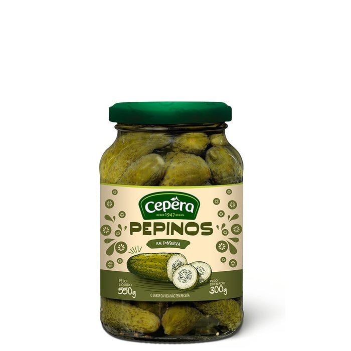 Cepera Pepino em Vinagre 300g  - Pickles