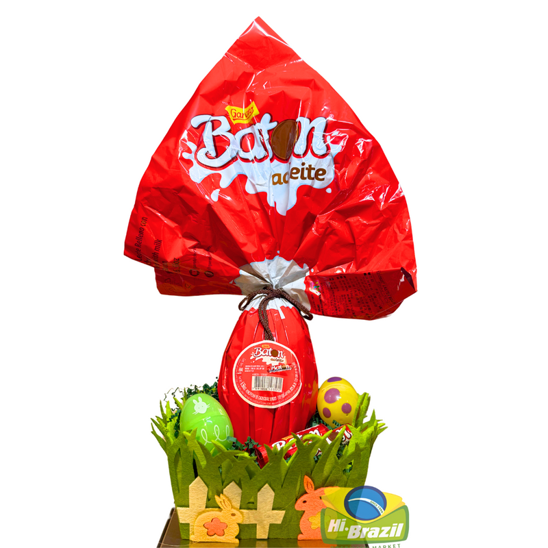 Baton Milk Chocolate Easter Basket