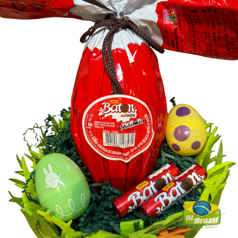 Baton Milk Chocolate Easter Basket