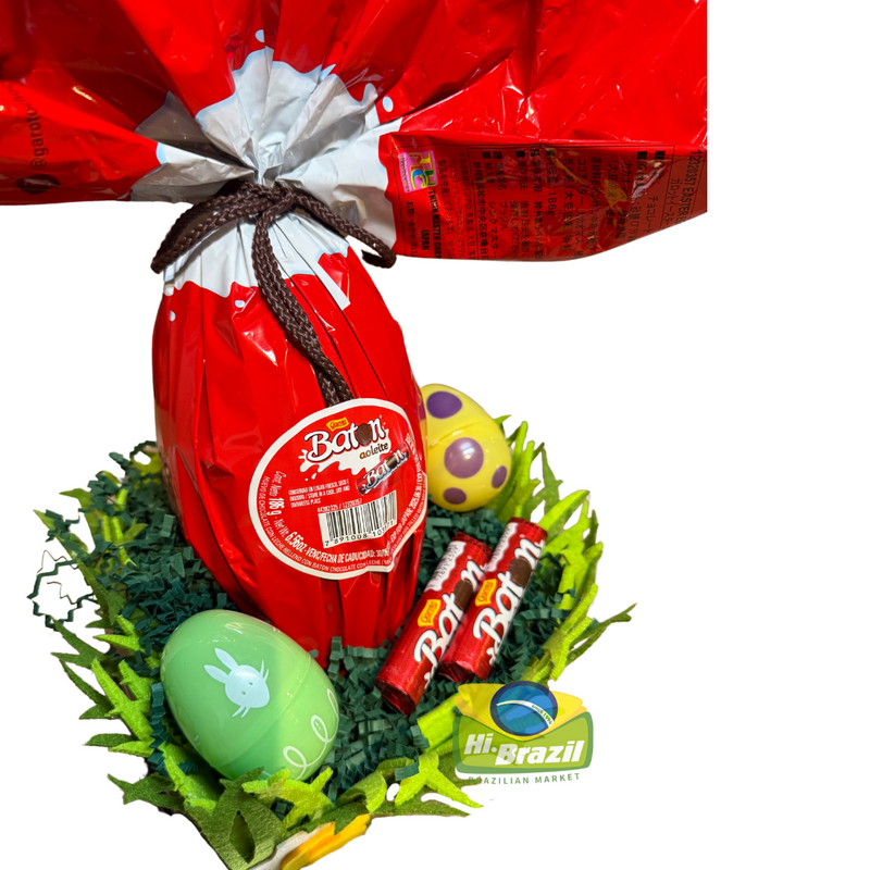 Baton Milk Chocolate Easter Basket