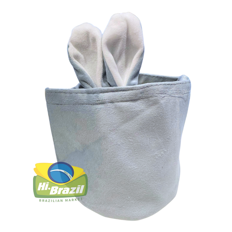 Easter Basket Baton Bag with Blue Bunny Ears