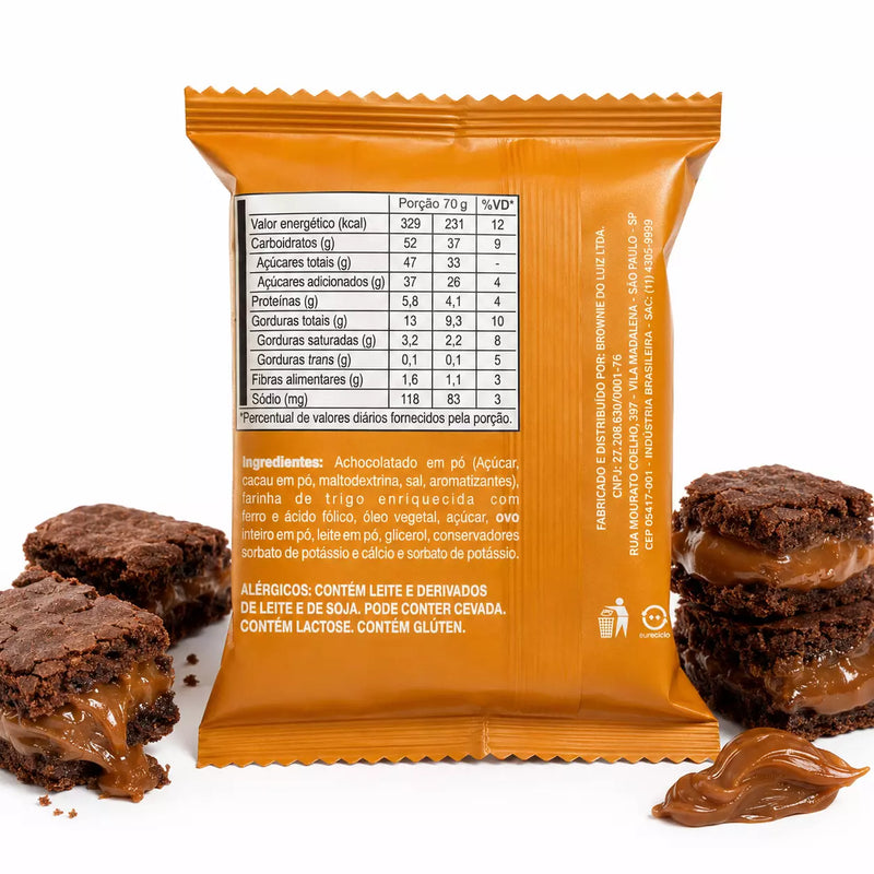 Brownie do Luiz Doce de Leite 70g