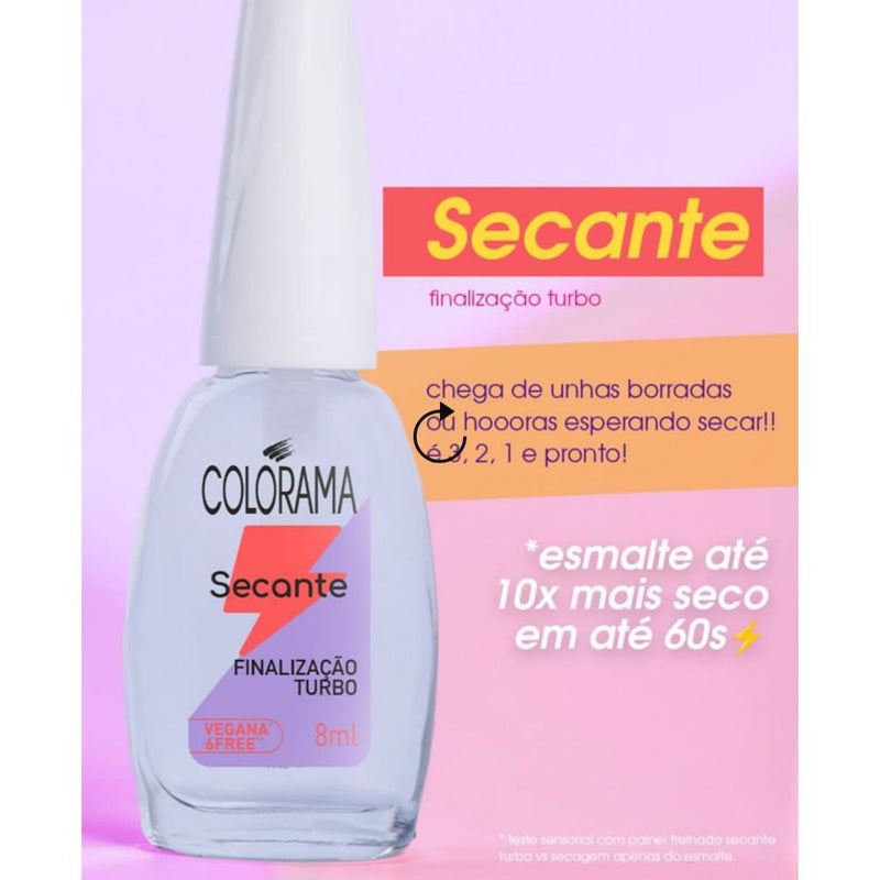 Colorama Esmalte Secante Finalização Turbo