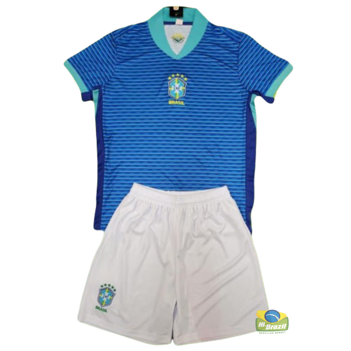 Brasil Conjunto Adulto Copa America Azul - Replica