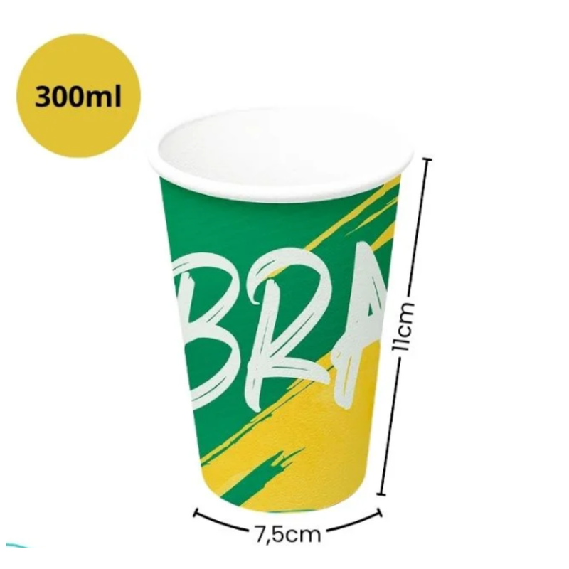 Brasil Copos Descartáveis 300ml