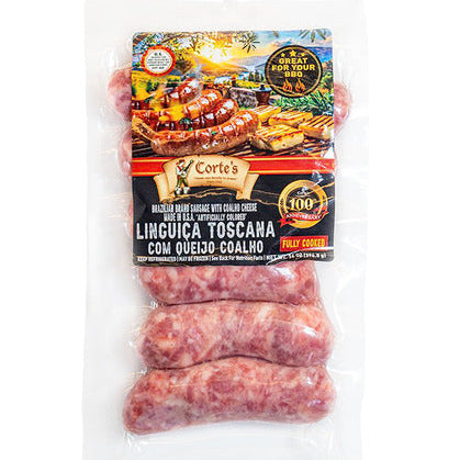 Cortes Linguica Toscana com Queijo Coalho 14oz