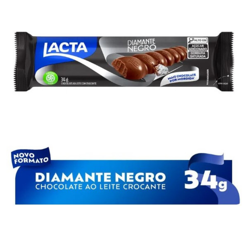 Lacta Diamante Negro 34g