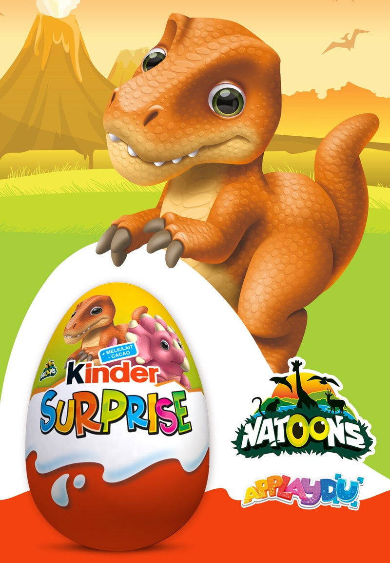Kinder Ovo Surpresa Natoons Dino 20g