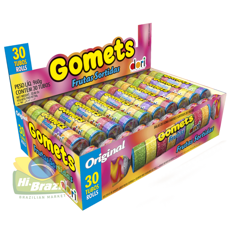 Dori Gomets Bala de Goma de Frutas / Jujuba Frutas Caixa com 30 unidades