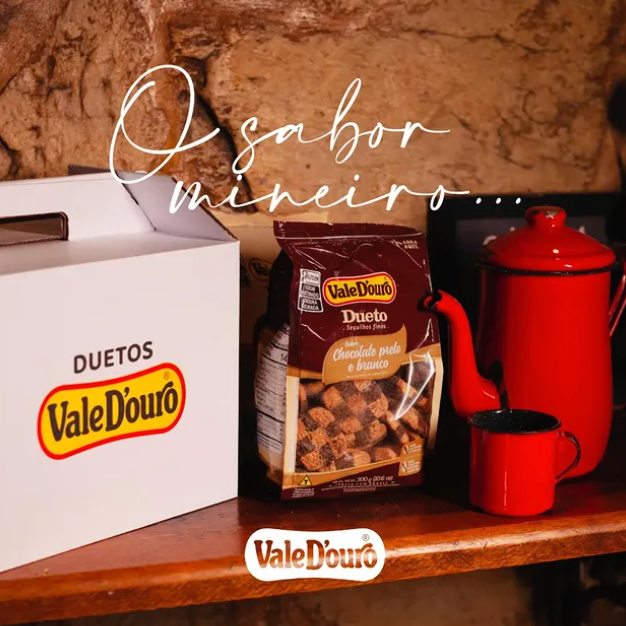 Vale D'Ouro Dueto Black and White Chocolate Flavor 300g
