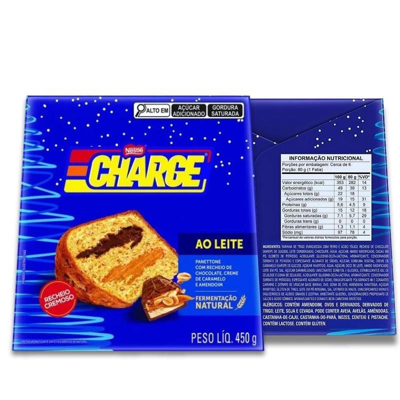 Nestle Panettone Charge Chocolate E Caramelo 450g