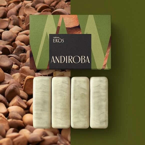 Natura Ekos Andiroba Bar Soap 4 units 