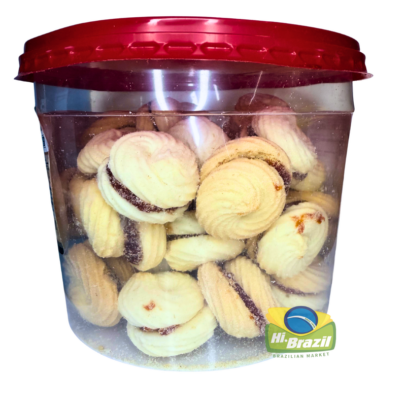 Encantos de Minas Sequilhos de Doce de Leite Condensado com Recheio de Goiabada 400g