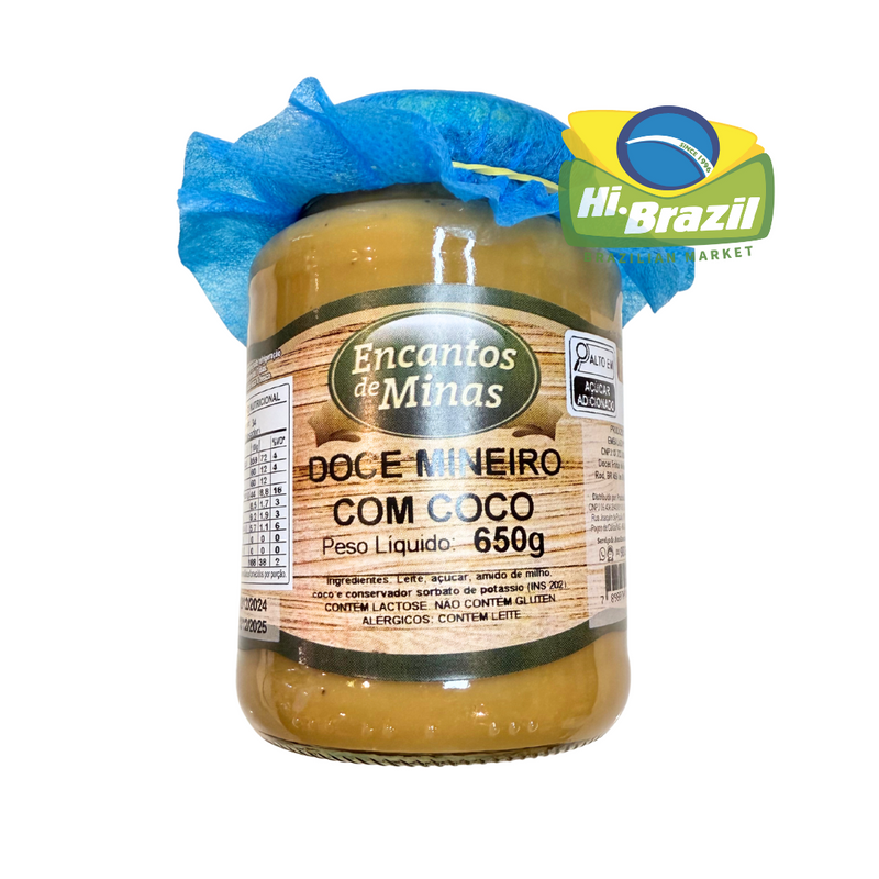 Encantos de Minas Dulce de Leche with Coconut 650g